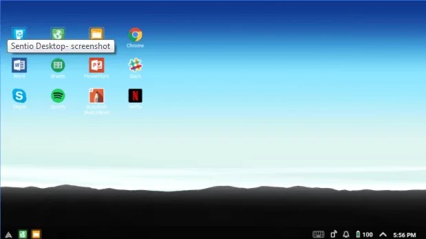 Convert your Android into PC look (Sentio)