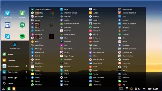 Convert your Android into PC look (Sentio)