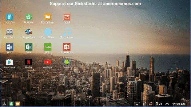 Convert your Android into PC look (Sentio)
