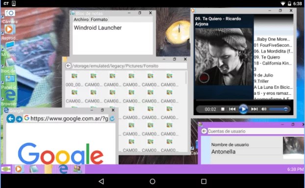 Convert your Android into PC look (Windroid)