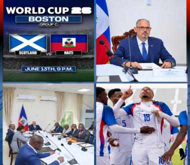 Tout le monde soutient Haïti dans sa quête : une visite inattendue des Grenadiers avant leur premier match à Boston. Un déplacement qui suscite des interrogations