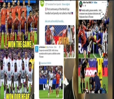 Mauvaise nouvelle pour la sélection haïtienne : un joueur très important touché sur une action écossaise qui aurait dû être sévèrement sanctionnée. Risque de forfait pour la Coupe du Monde ?