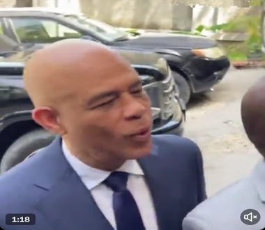 La vidéo de l’ancien président J. Martelly convoqué par le juge Jean Denis Cyprien dans le cadre de l’affaire d’assassinat Jovenel Moïse