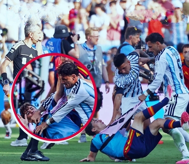La FIFA annonce l’ouverture d’une enquête après la violente bagarre qui a éclaté entre les joueurs argentins et espagnols à l’issue de la finale