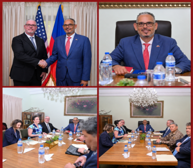 Rencontre décisive ? Fils‑Aimé et le chargé d’affaires par intérim de l’ambassade des États‑Unis discutent de la sécurité en Haïti. Quel est le but principal de cette rencontre ?