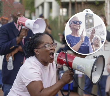 Mobilisation surprise à Springfield : soutien massif à la communauté haïtienne devant la mairie