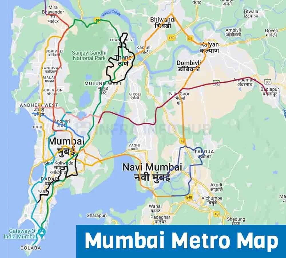 Mumbai Metro 2025 Complete Guide With Routes Map Metro Lines Mumbai Metro Map 
