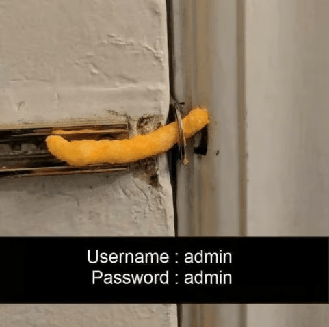 Don’t let this be your security policy