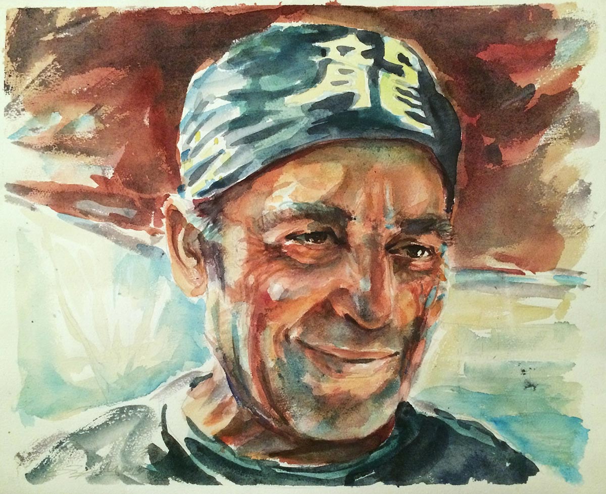 Antonio II, Aquarell, 2015., 38,5x32 cm