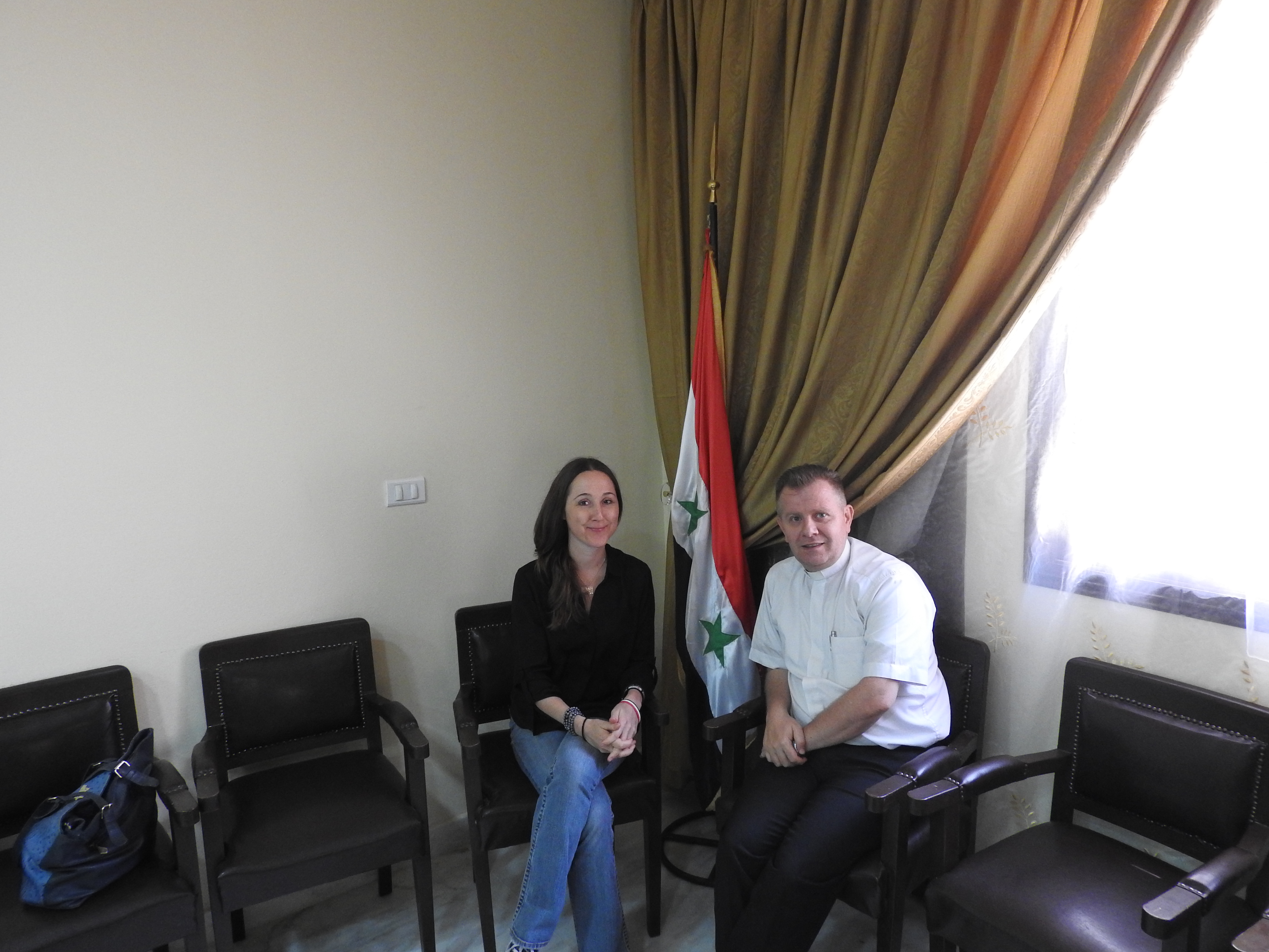 Reverend Ibrahim Nseir is head of Aleppo’s Presbyterian church. Read about his volunteerism: https://ingaza.wordpress.com/2016/07/27/volunteerism-in-syriaa-journalists-journey-to-the-heart-of-syria/ Also, see his brief message from Aleppo, 2016: https://www.facebook.com/EvaBoBeeva/videos/vb.100000000104830/1275618492448142/?type=2&video_source=user_video_tab