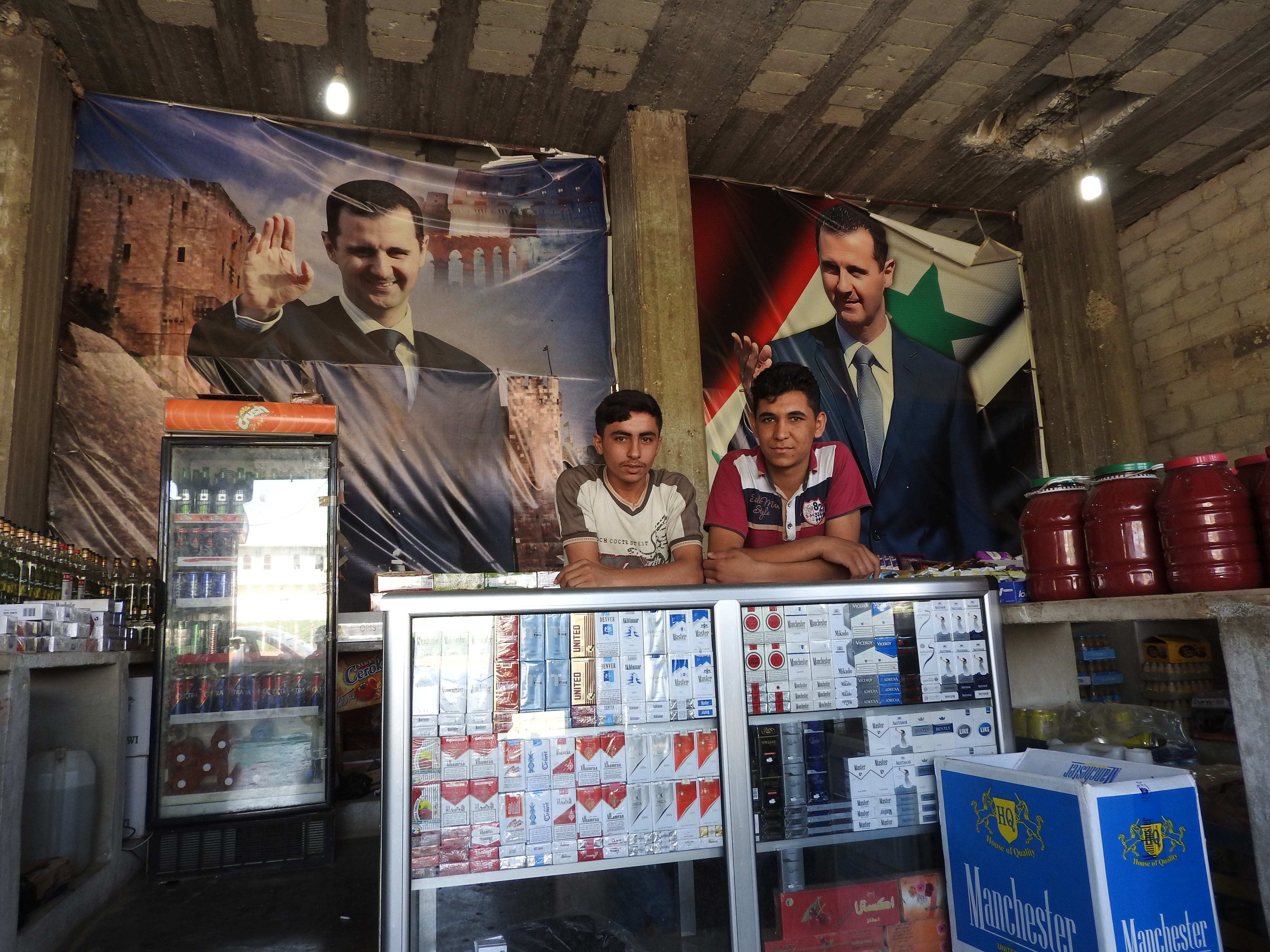 *The secularism and support for President al-Assad which the Western-Gulf-Zionist-Turkish attack on Syria has tried–and failed–to destroy. https://ingaza.wordpress.com/2016/09/22/aleppo-and-nearby-villages-ravaged-by-the-wests-moderate-terrorists-photo-essay/