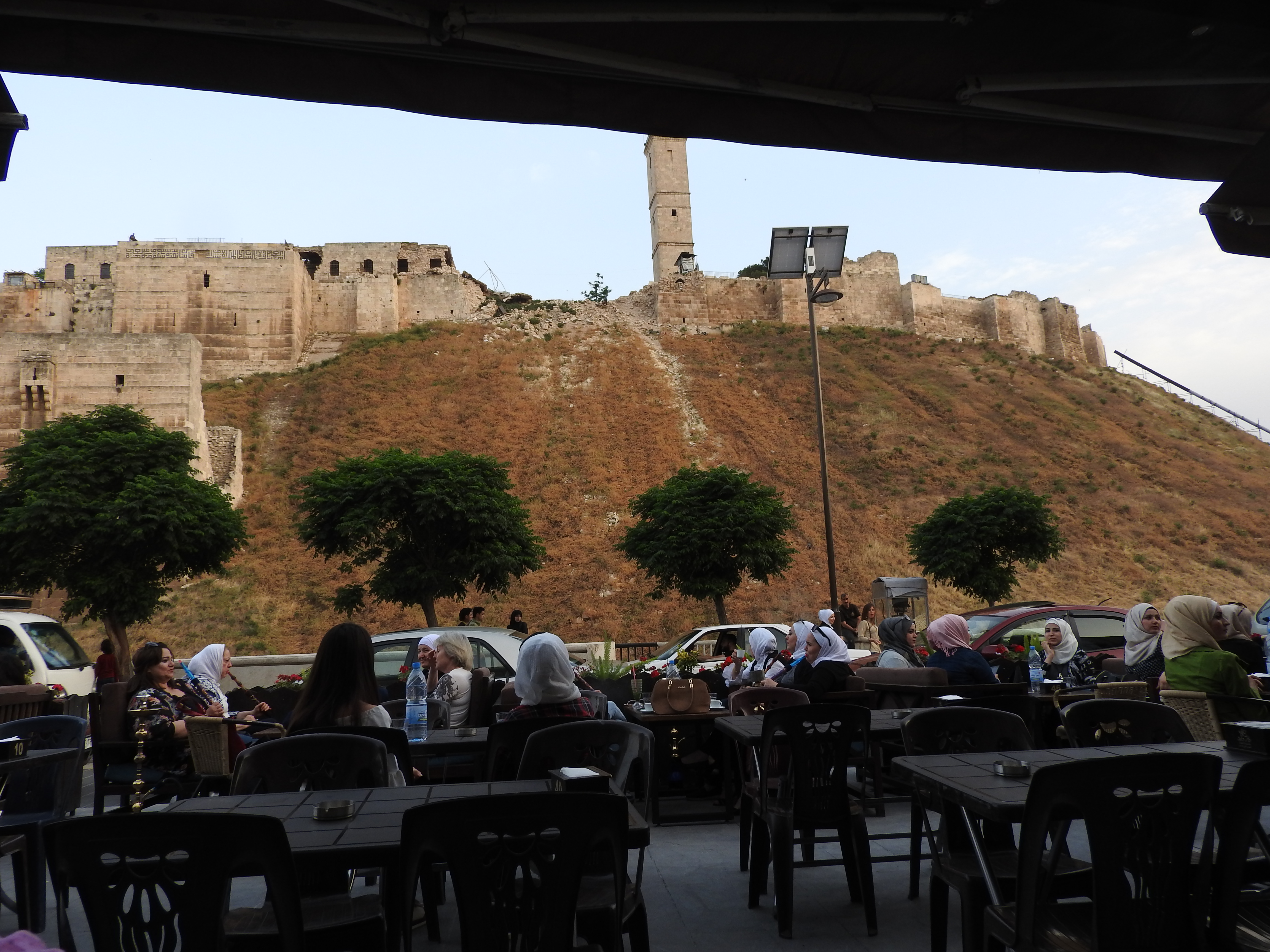 Aleppo May 2018. See: https://www.youtube.com/watch?v=ZqtTjbrm4Ec&
