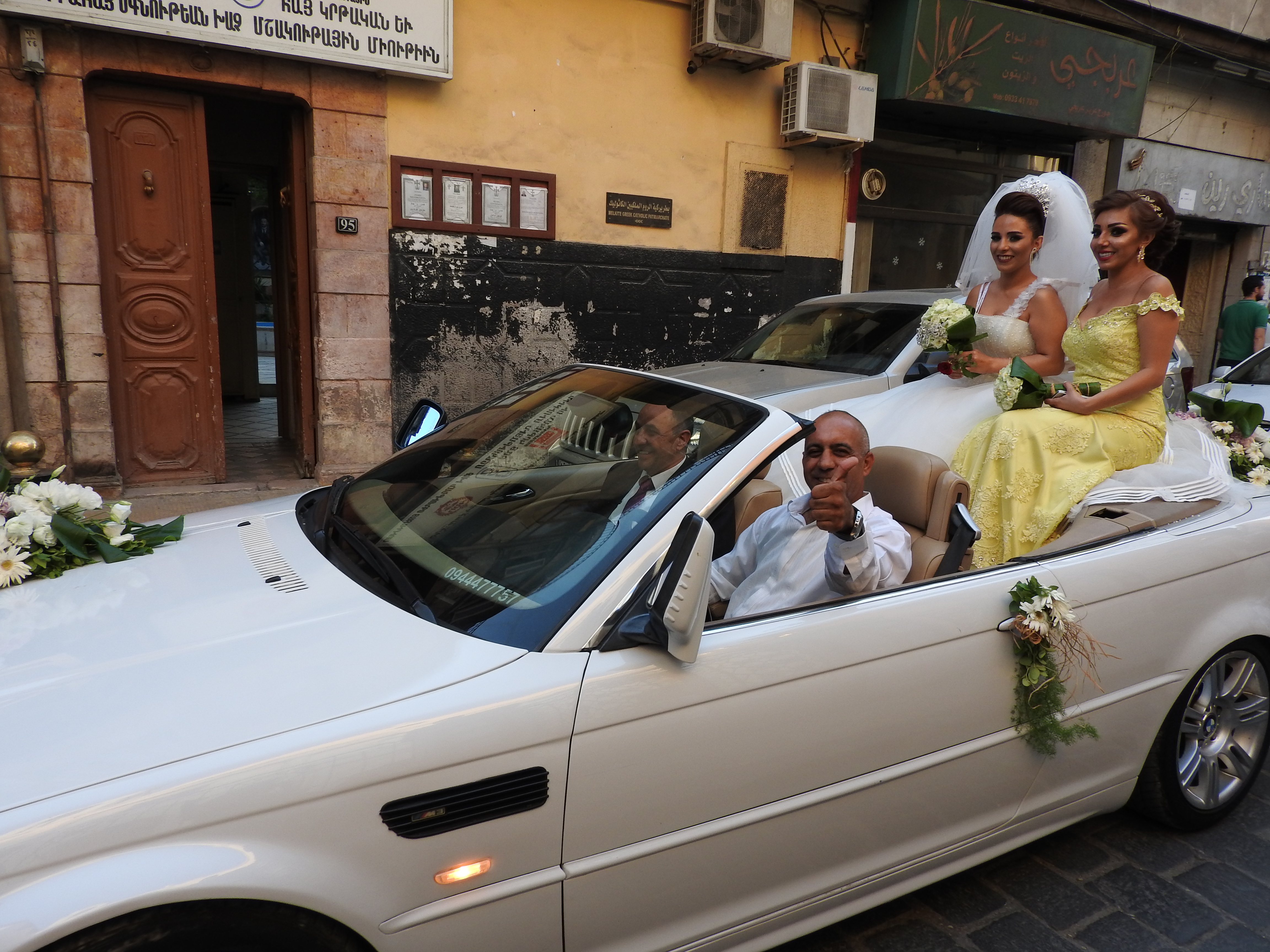 Wedding in Old Damascus. See: https://www.mintpressnews.com/damascus-life-returns-5-years-after-nato-destabilization-efforts/218601/
