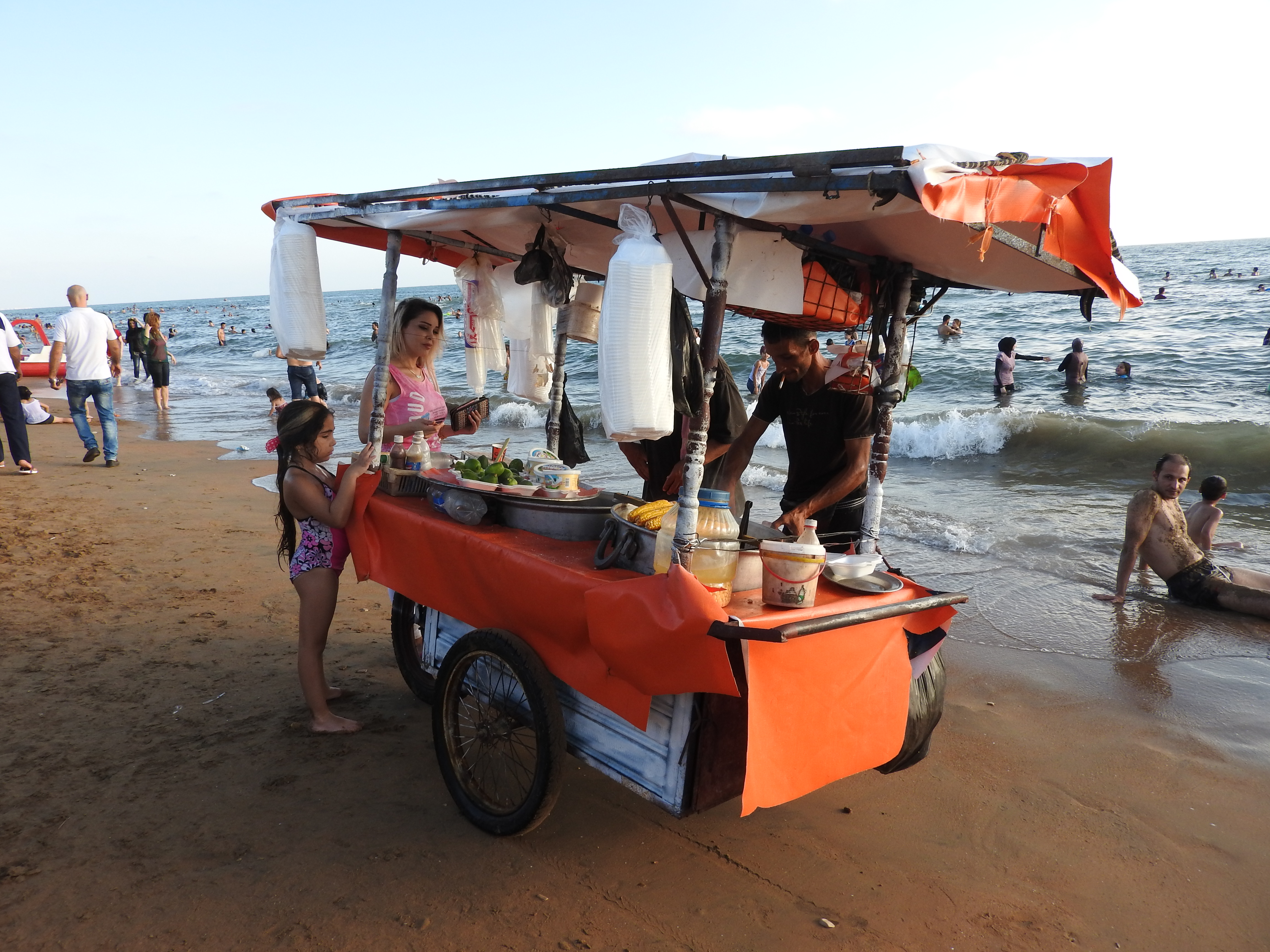 In 2016, I visited Tartous, to see the transportation terminal which was attacked by Western-backed terrorists on May 23rd, the same morning a transport hub (and street and hospital) in Jableh (which I also visited) was attacked. Tartous houses 1 million internally-displaced from all over Syria, including people from Deir ez-Zor, Raqqa, Aleppo, Homs, and elsewhere, according to the Governor of Aleppo (as of mid-2016), who said the city is known as "mini-Syria" in recent years due to its hosting of Syrians from all over. "The 1 million IDPs share Tartous' resources, schools, and hospitals with 1 million inhabitants." They are not housed in tents and camps, but in schools/other buildings-turned refugee centres, as well as houses. I visited one of these centres while in Tartous, also visiting centres in Latakia, Aleppo, Damascus over the past few years. While in Tartous I saw an endless sea of posters of martyred soldiers, billboards listing their names, to give respect to their defense of Syria. I was also treated with an unplanned visit to the sea, where I saw normal beach scenes, and more: Syrians of varying ages and faiths, living, loving, resisting the war of terror on their country. While there, my host made sure to note: "Do not think these people haven't suffered.There isn't a house here that hasn't lost a family member or relative," she said of Syria's fight against terrorism and for the restoration of peace and security. Videos here: https://www.facebook.com/EvaBoBeeva/posts/1611030225573632