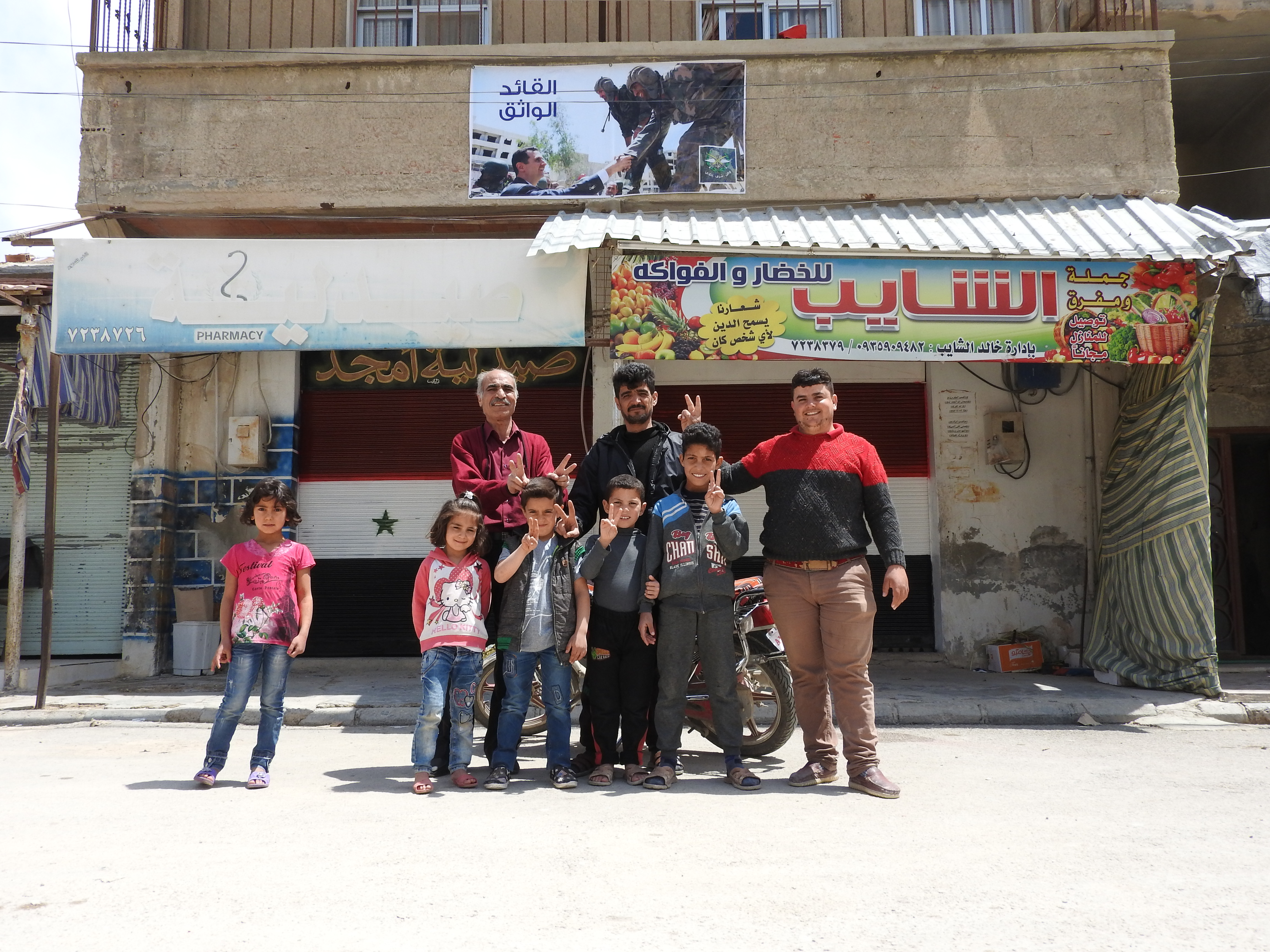 In Al-Naseriyah, Qalamoun, where residents lived under terrorist mortars, sniping and car bombing. Now, peace, after the Syrian army and allies resecured all of eastern Qalamoun in late April 2018.