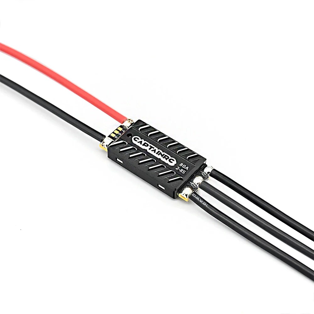 CaptainRC 80A AM32 ESC | 32-bit High-Performance Brushless ESC for FPV Drones & Robotics