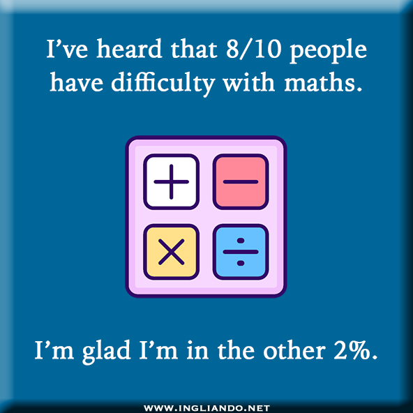Humour inglese: Maths