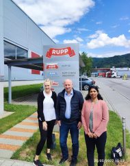 Claire O'Gorman (Head of Procurement), Ian Galletly (MD), Suma Lakshmana (Technical Manager)