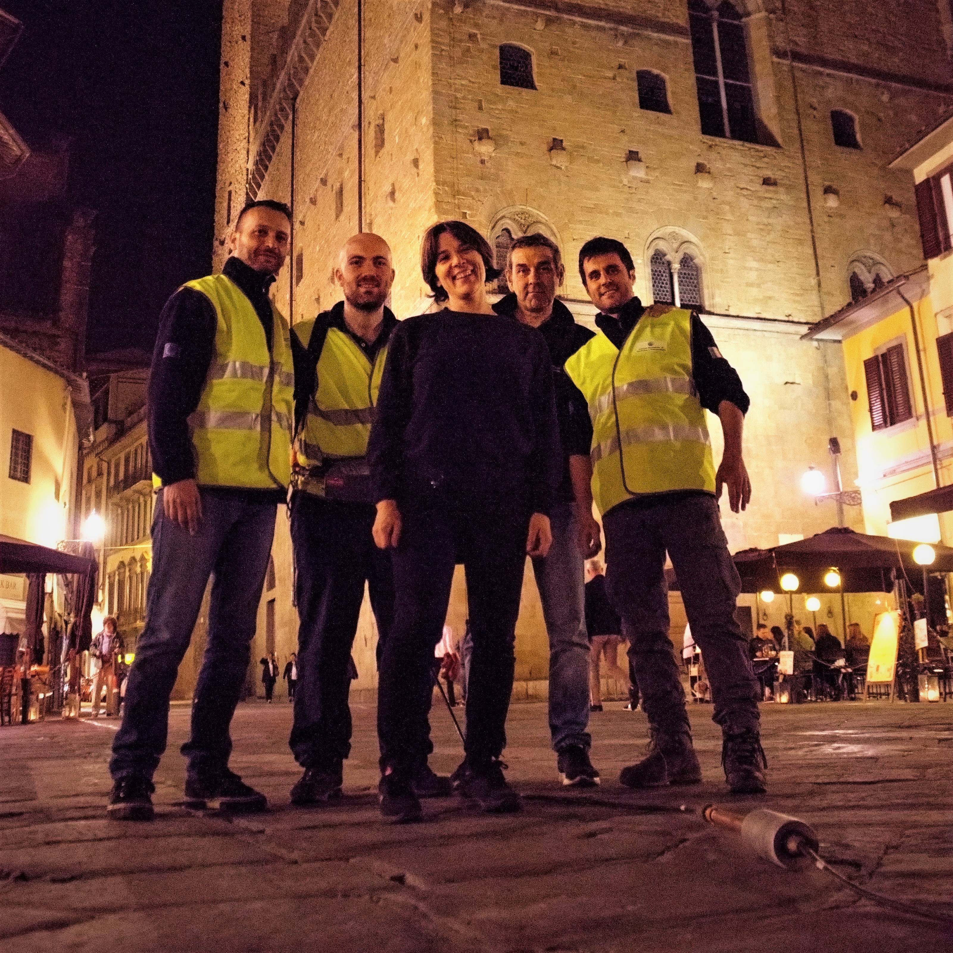 Misure geofisiche in area urbana, Museo Nazionale del Bargello, Firenze. Foto di V. Sapia © INGV