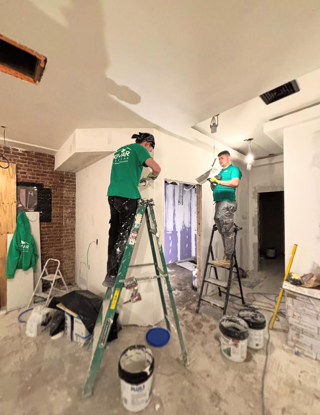 interior renovation contractor in Dyker Heights Brooklyn working on apartment remodeling project