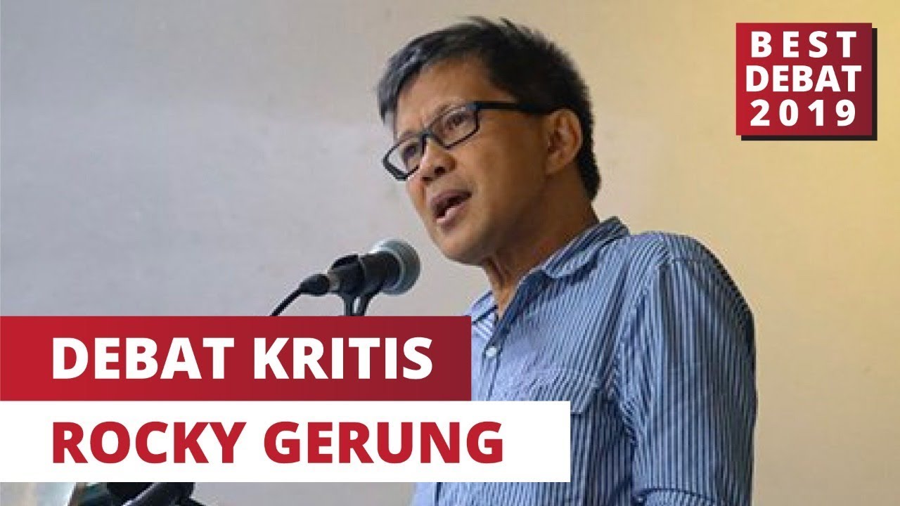 Lima Kritikan Beringas Rocky Gerung Selama di ILC 2019