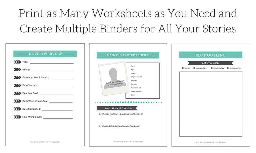 Story Binder - Ink and Quills