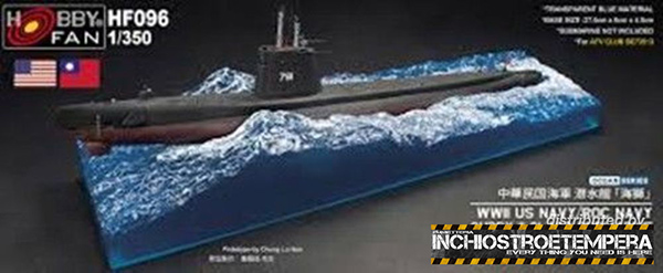 Hobby Fan: WAVE BASE WW II GUPPY II CLASS SUBMARINE WAVE BASE for SE73513 1:350 Model Kit - 60.00 €