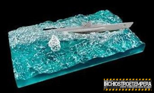 Hobby Fan: WAVE Base GERMAN U-BOAT WAVE BASE W/Water splash for SE73502 73503 73504 1:350 Model Kit - 60.00 €