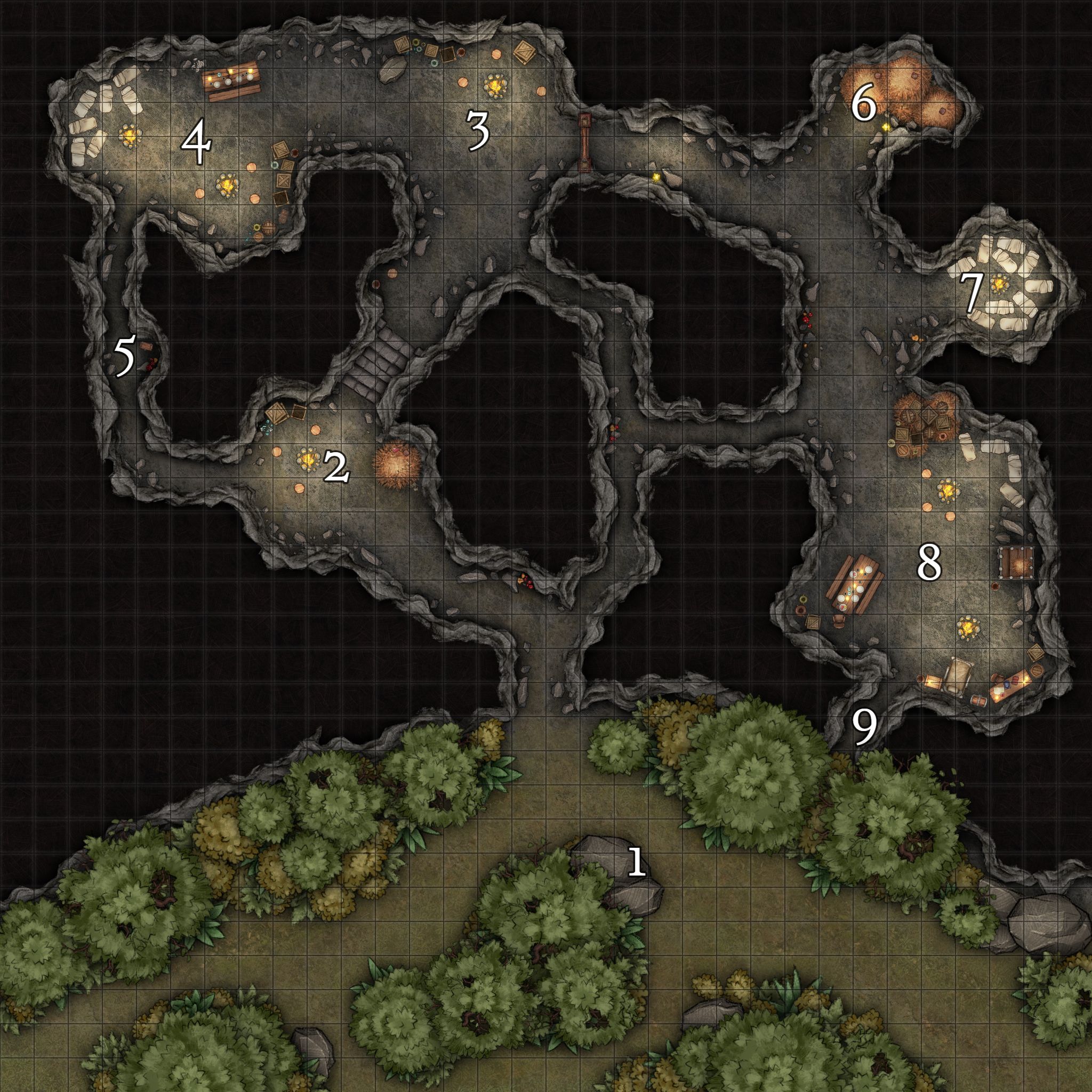 Watch Goblin Cave : Goblin Cave | Inkarnate - Create Fantasy Maps Online