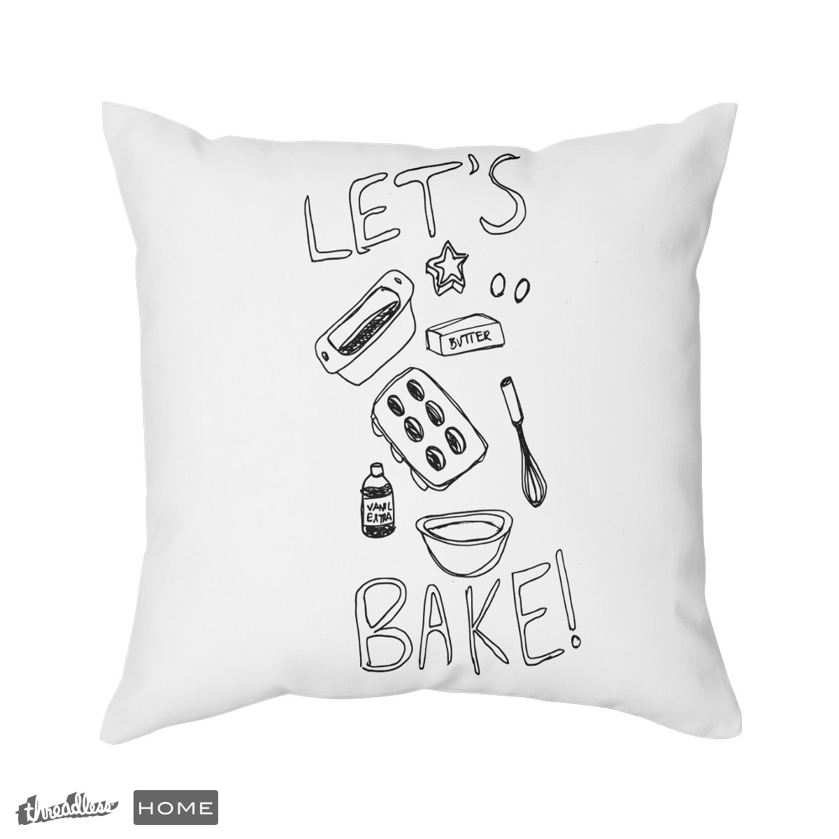 Let's Bake - Threadless Home: Throw Pillows (2016)