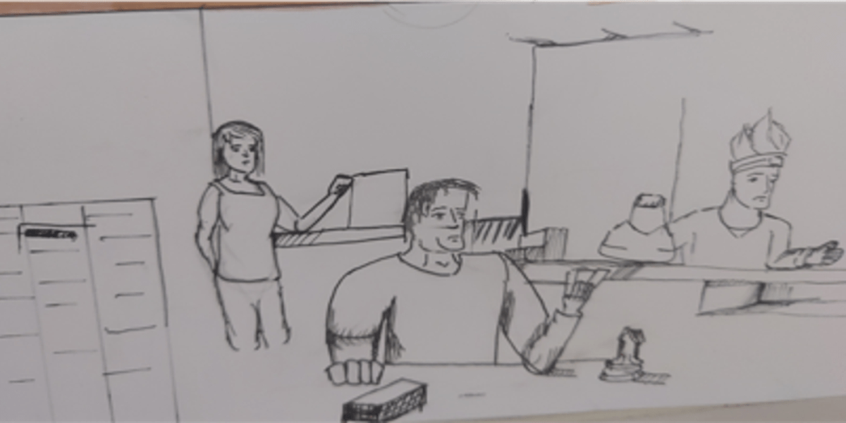 comic art, comic strips, inkedpath, Quibbles of the scribbles, webcomic, Late to the party, puzzlement, used or not, Inked Path: Minor Details are in the mind. The entry of perplexed is a spot-the-difference game hidden in the work.