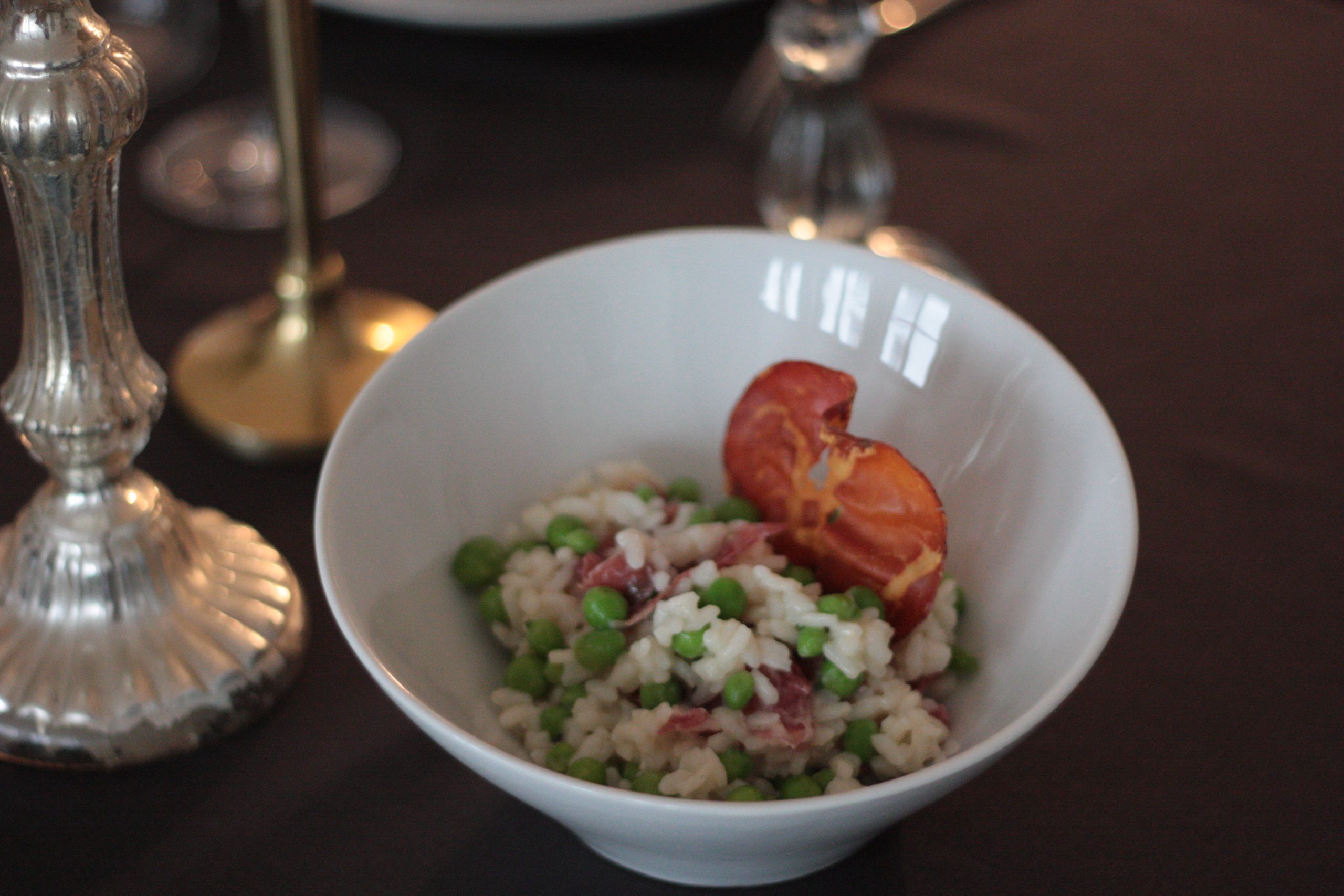 Risotto aux petits pois