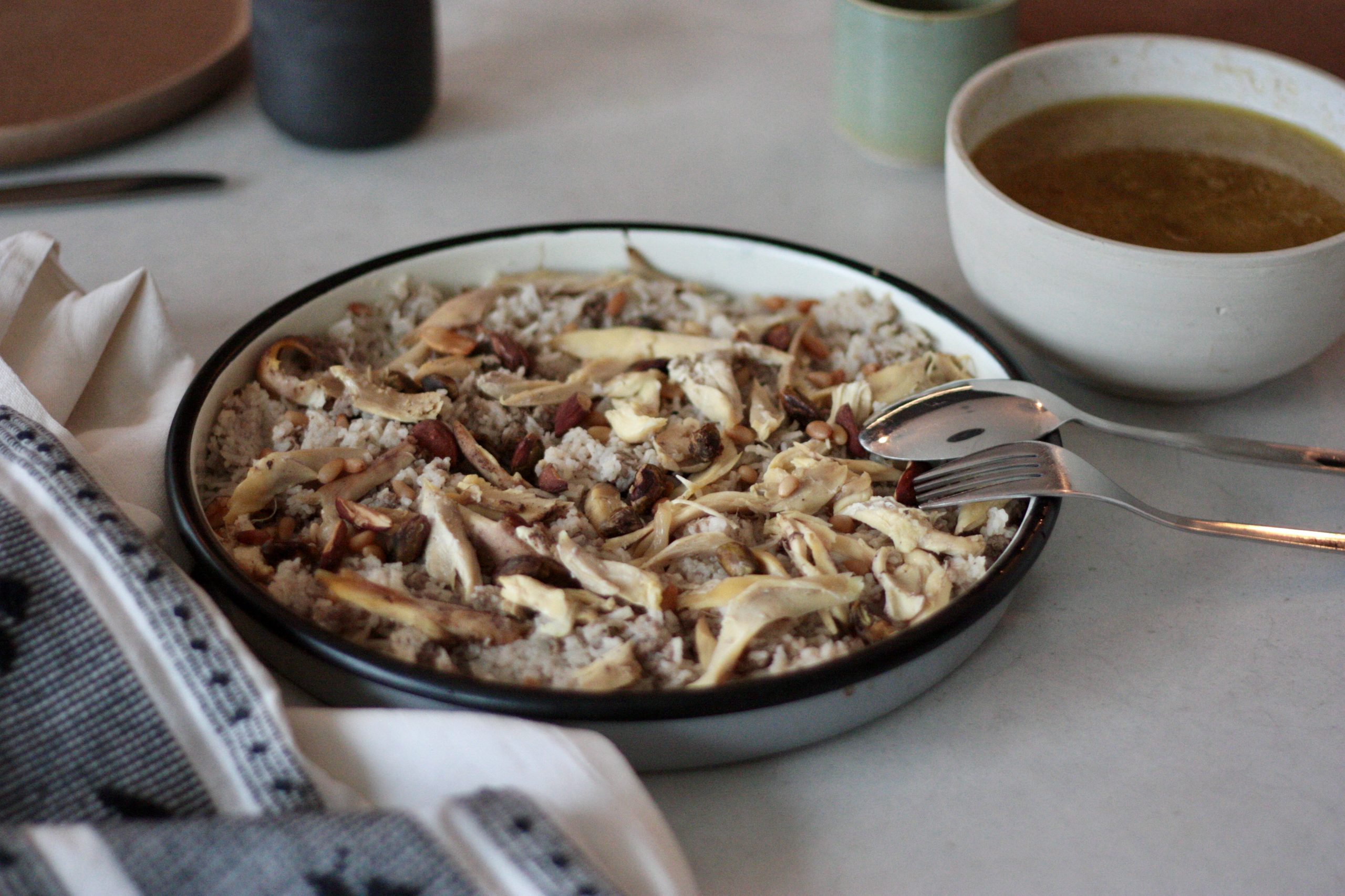 Recette le riz au poulet à la libanaise