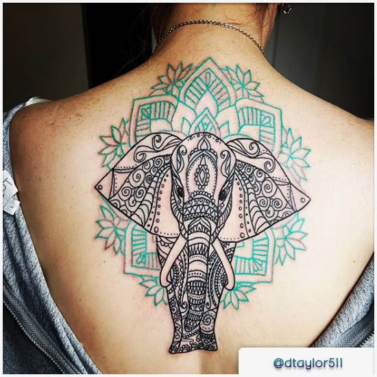 Significato Elefante Mandala: 30 Fantastiche Idee Per Il Tuo Tatuaggio 550_x_550_jpg