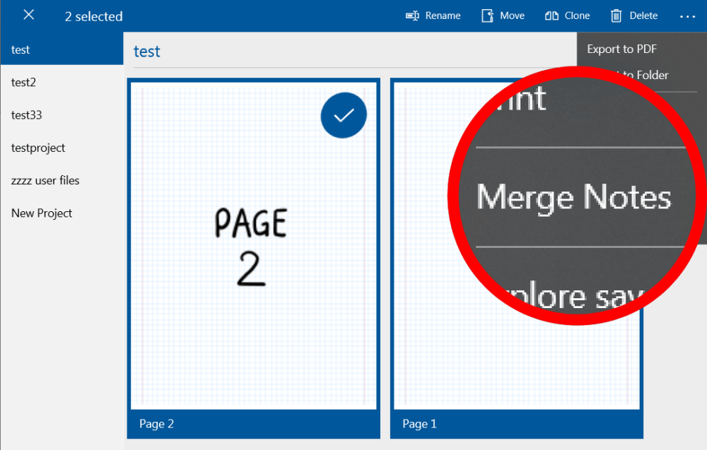 Merge-Notes