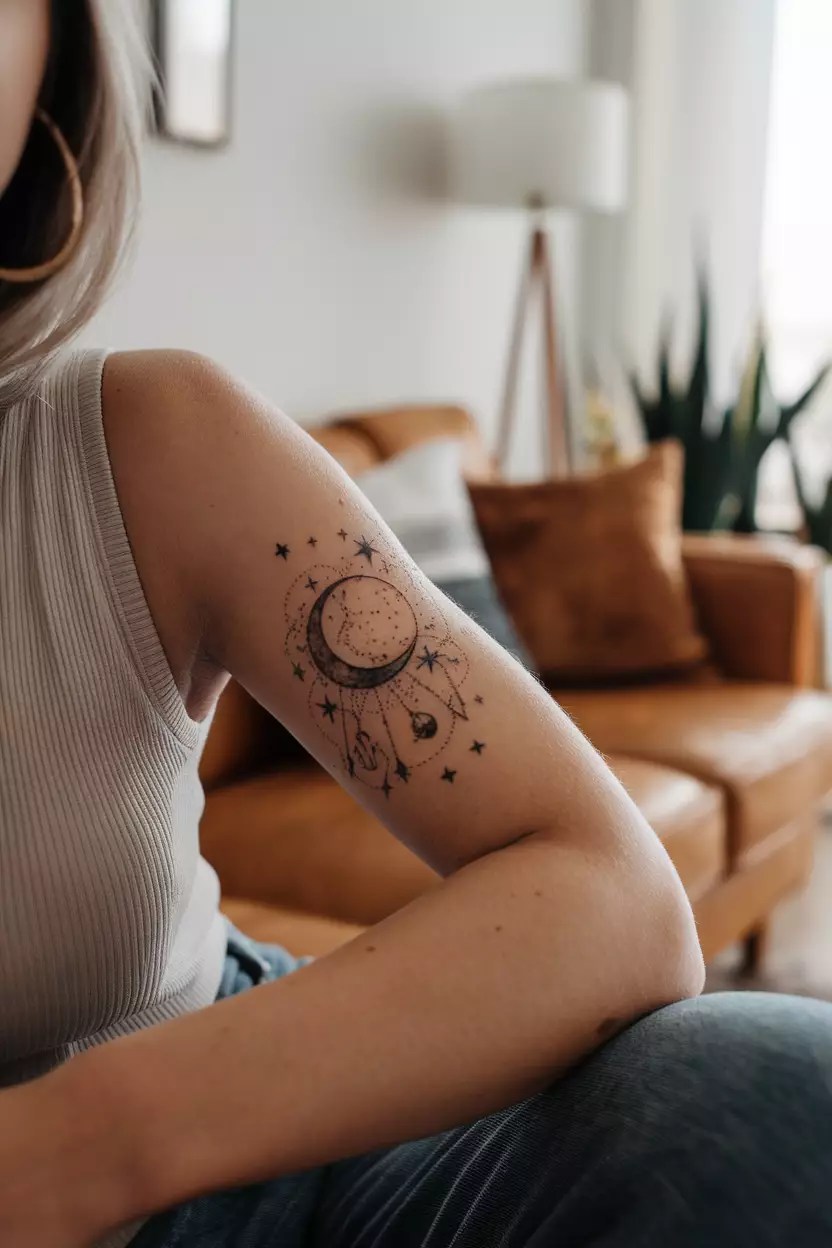 20 moon tattoo ideas for women