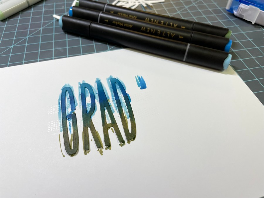 Magical Marker Graduation Card INKYPLANNER