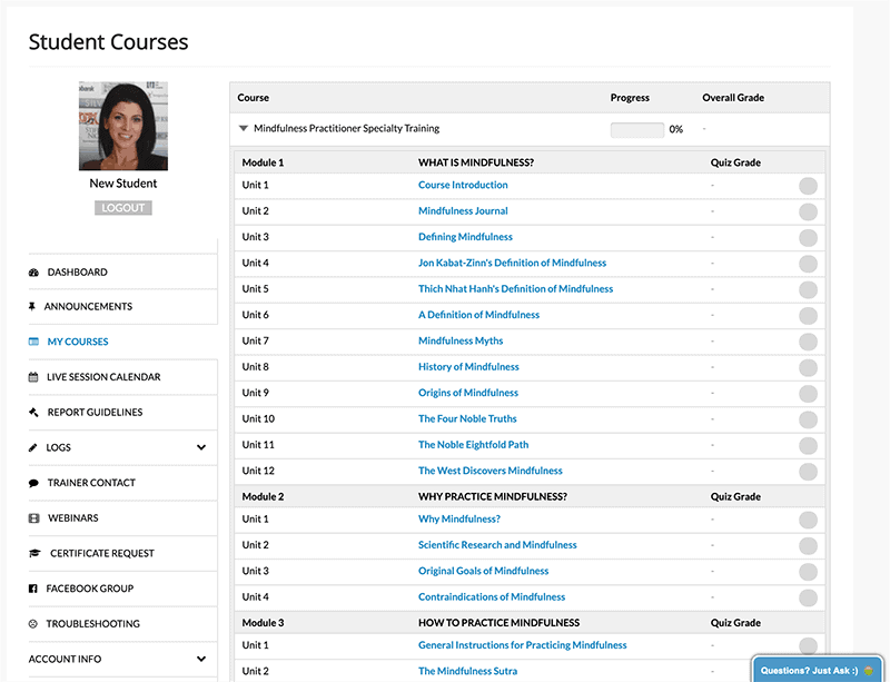 Mindfulness Certification Platform
