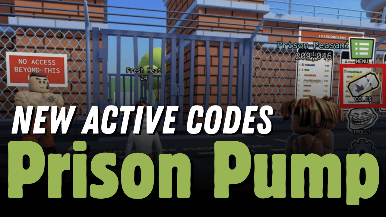 Prison Pump Codes March 2026 Prison Pump Codes 4 1 