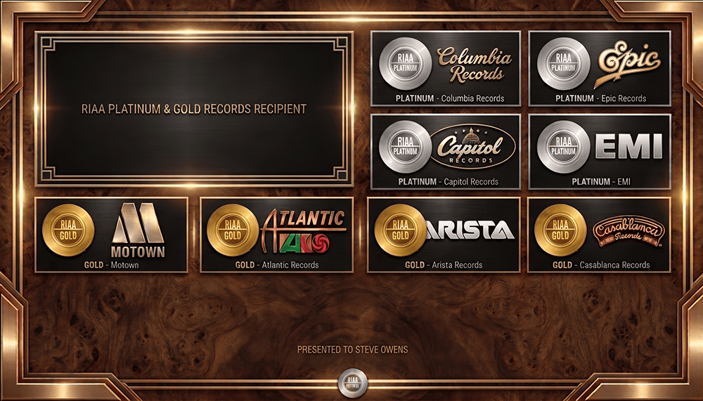 Steve Owens RIAA Records