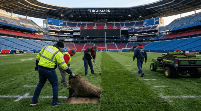 Bills Resod New Stadium Field With Grass That Will Fall Apart in Playoffs