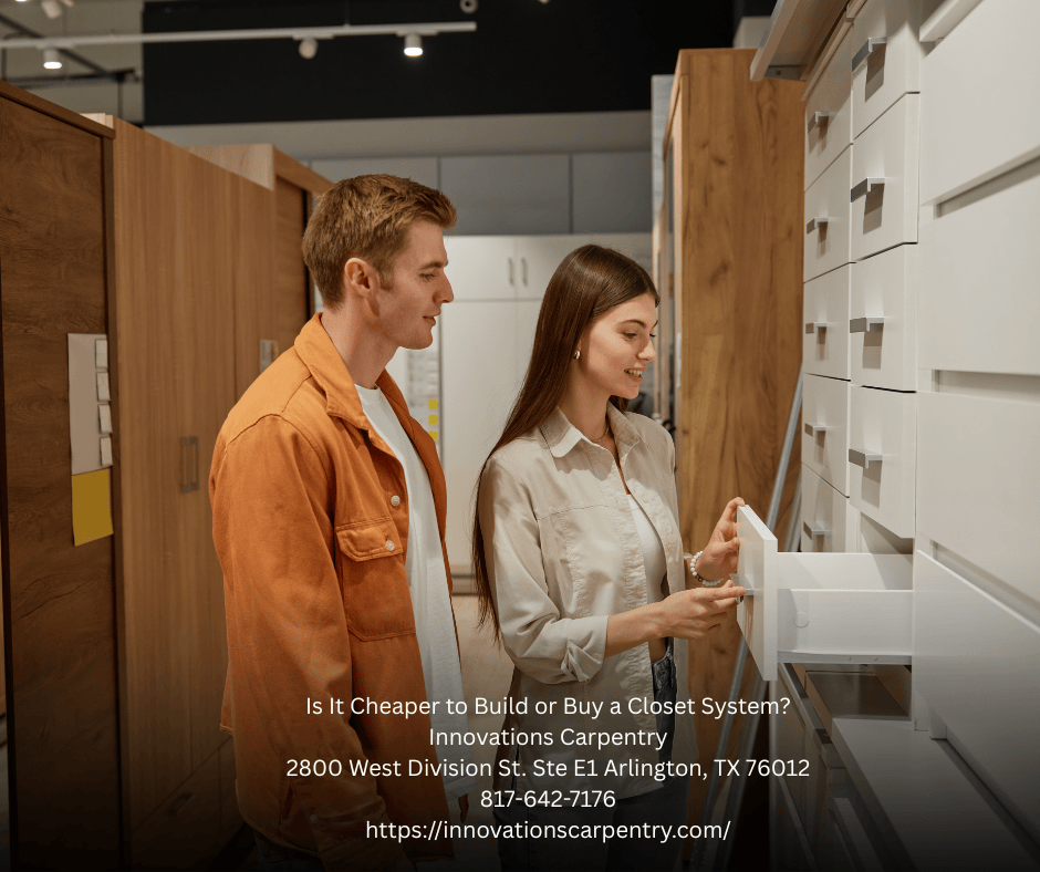 Is It Cheaper to Build or Buy a Closet System?