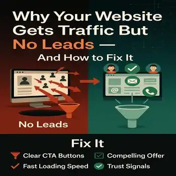 website traffic no leads