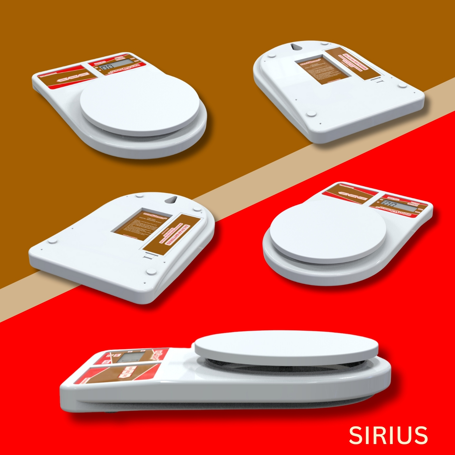 Innoweight Sirius Portable Weighing Scale. Table Top Model. Thin form factor. 10KG Capacity.