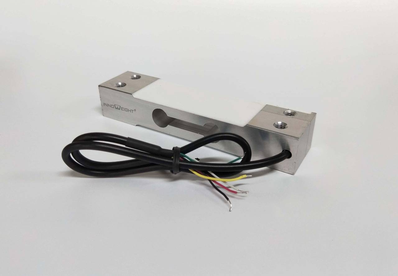 Innoweight Single Point Loadcell for Tabletop Weighing scales. 88mm, IP65 Water resistant, Anodized Aluminium, 6kg to 80kg