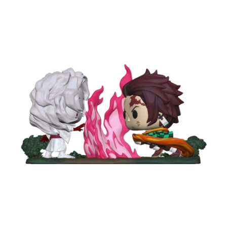 Demon Slayer POP Moment! Vinyl Figuren 2er-Pack Tanjiro vs. Rui 9 cm