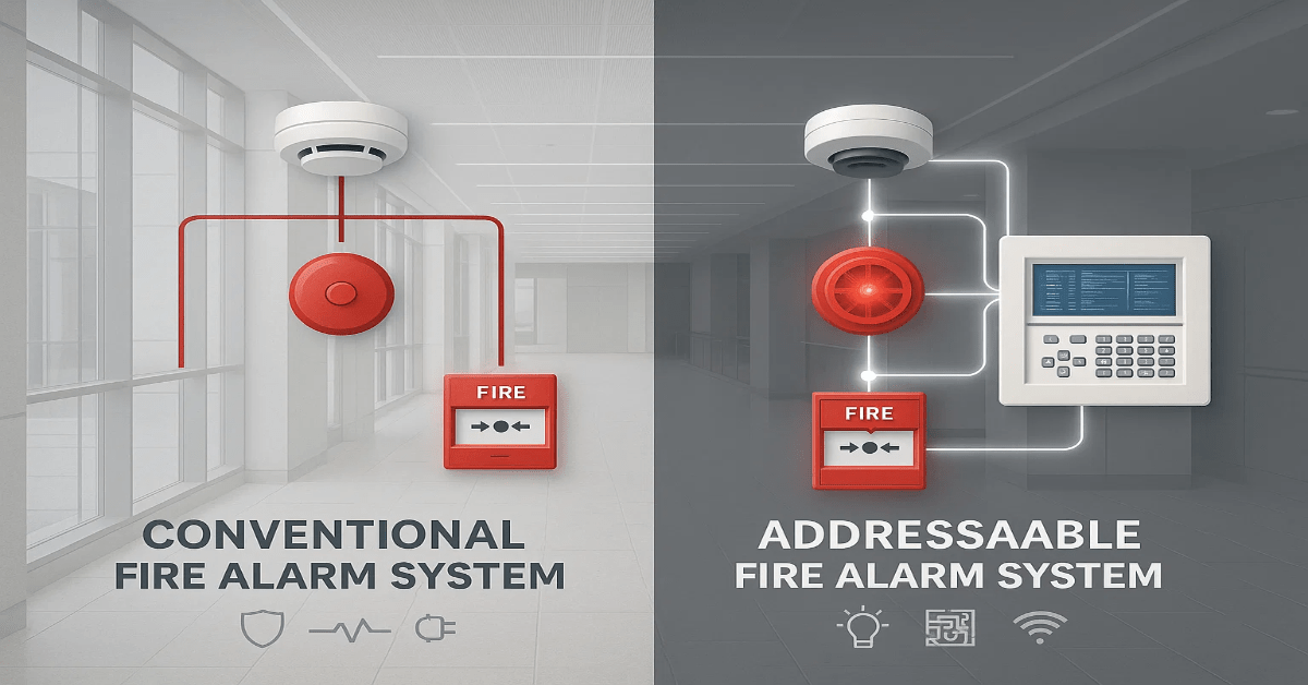 Addressable vs Conventional Fire Alarm Systems