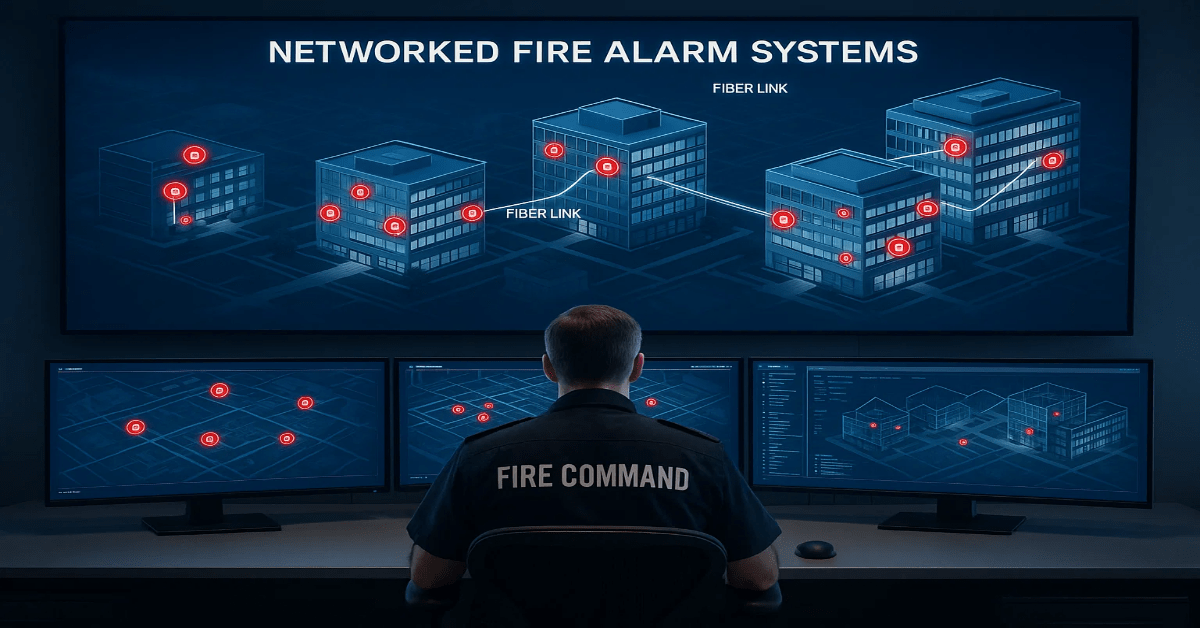 How Addressable Fire Alarm Systems Communicate Across Multi-Building Campuses