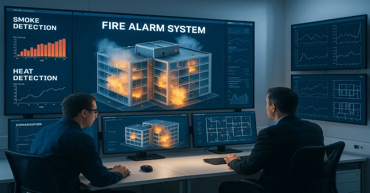How Digital Twins Simulate Fire Alarm System Performance for Engineers