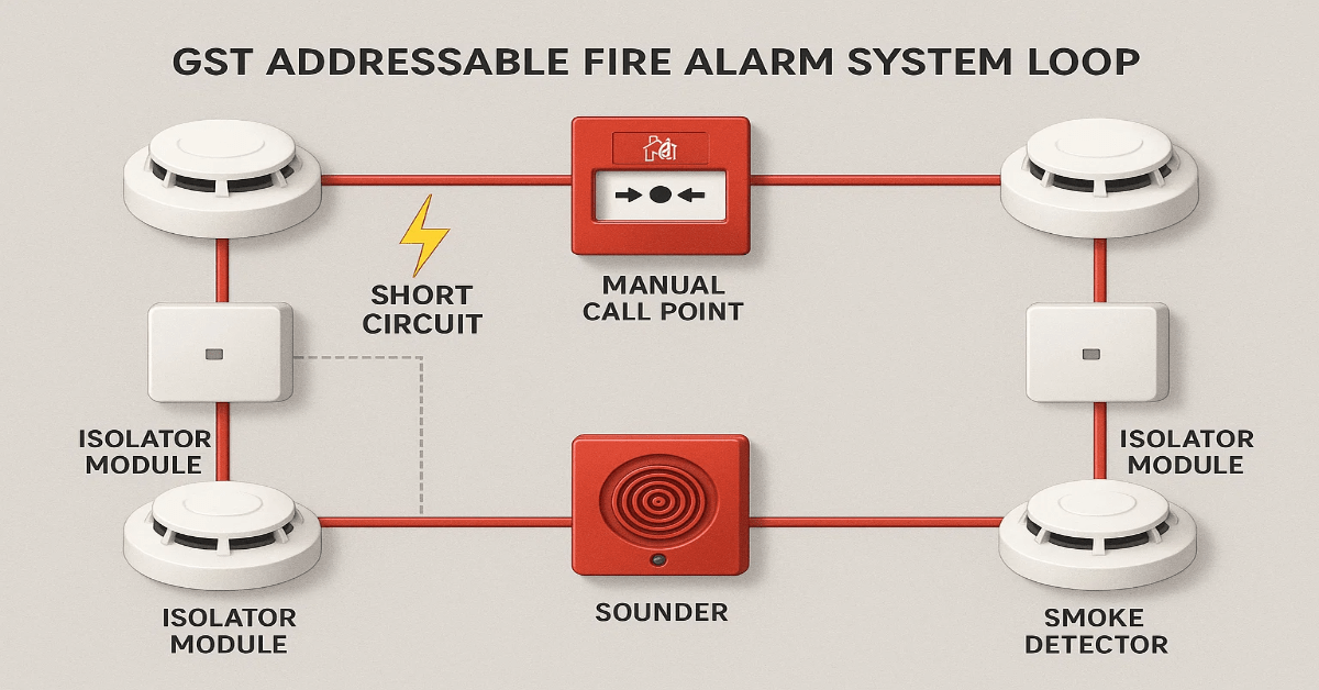 How GST Fire Alarm Systems Ensure Zero Downtime Through Loop Isolation